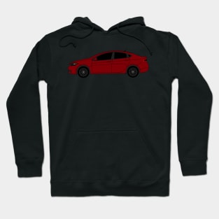 Dodge Dart Passion Red Sticker Hoodie